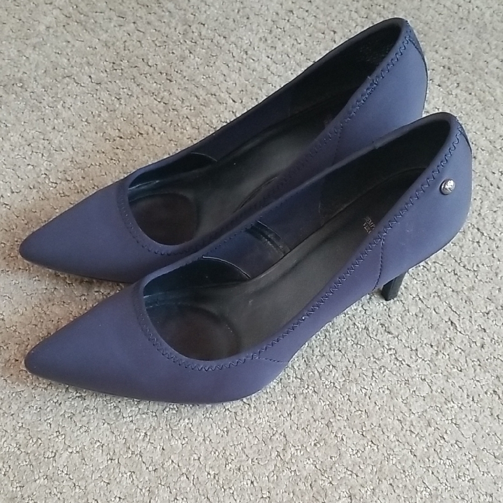 Navy Blue Elegant Women's Pumps